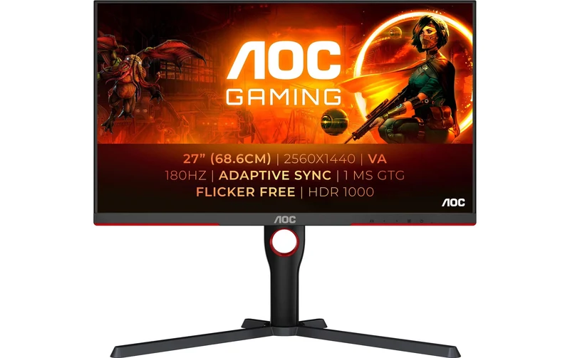 AOC 27 Q27G3XMN/BK, 2560x1440, VA