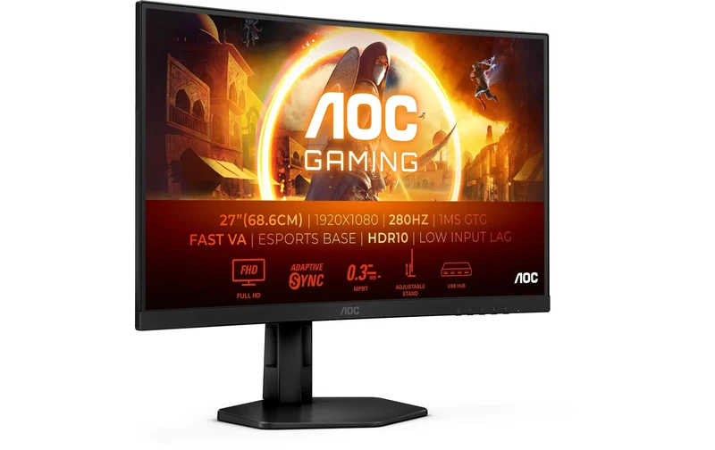 AOC 27 C27G4ZXU 1920x1080, 280 Hz