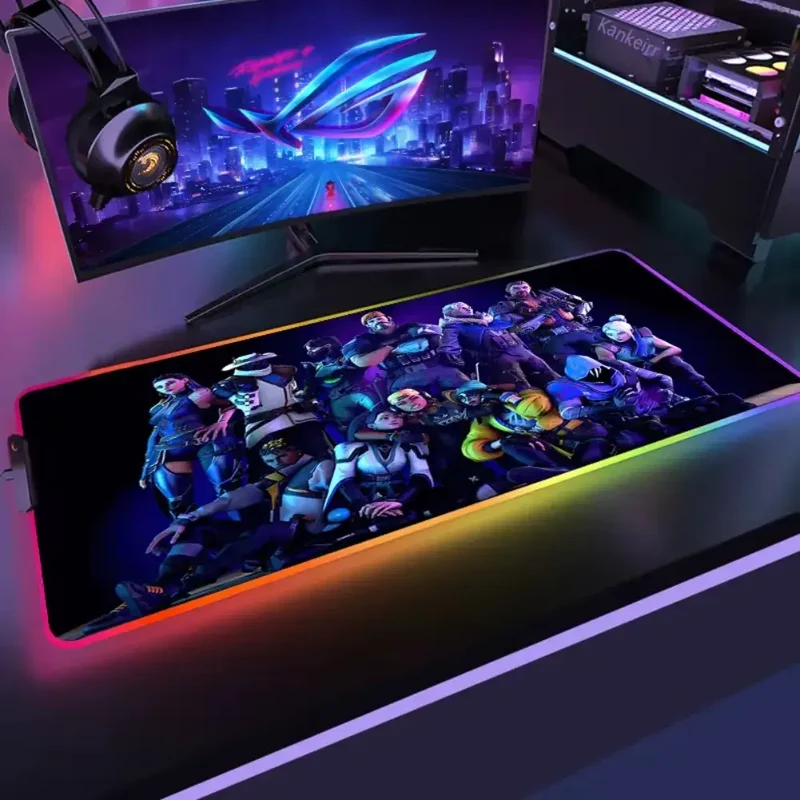 Gaming en équipe et contrôle précis – Tapis de souris gamer Valorant