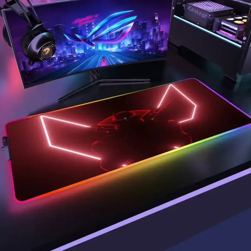RGB tactique et contrôle précis – Tapis de souris XXL Valorant Cypher