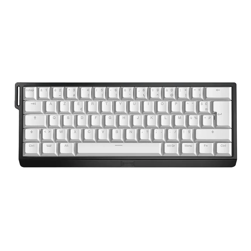 Wooting 60 HE+ ISO FR Black - PBT White