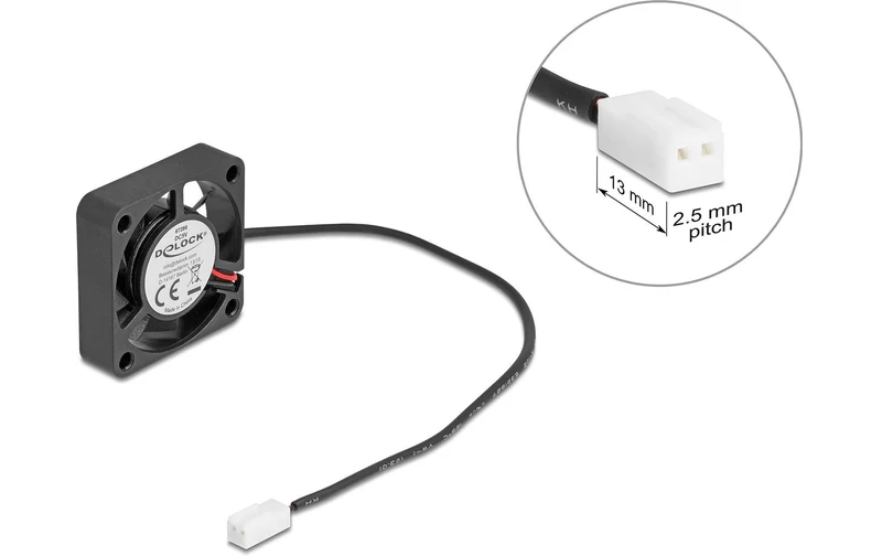 Delock Gehäuselüfter 40x40x10mm, 5V