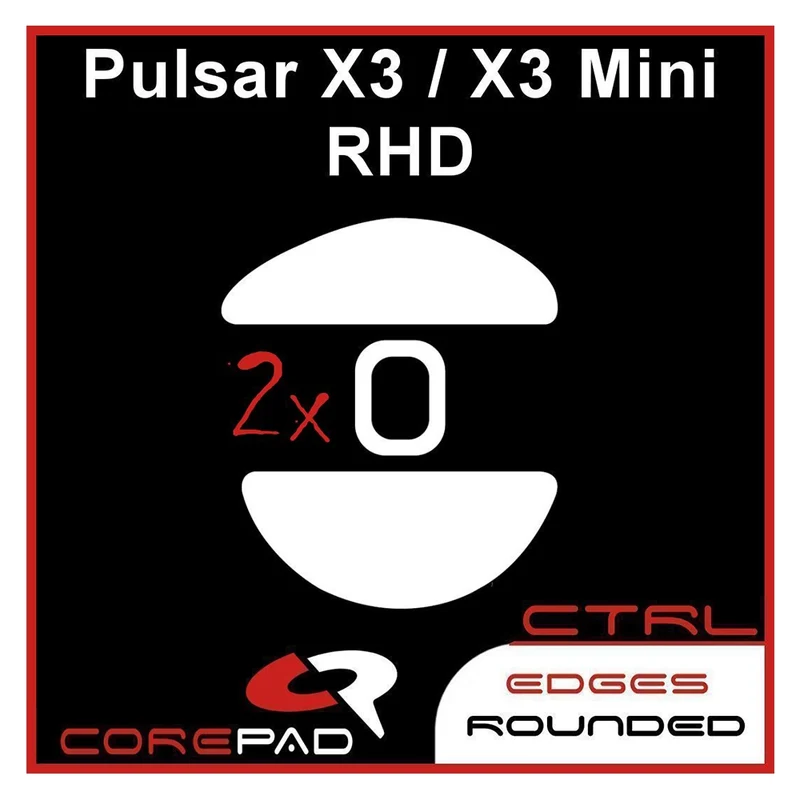 Corepad Skates Teflon CTRL Pulsar X3 RHD / X3 Mini RHD
