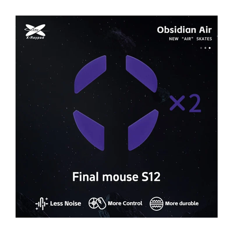 X-Raypad Skates Obsidian Air Final Mouse S12