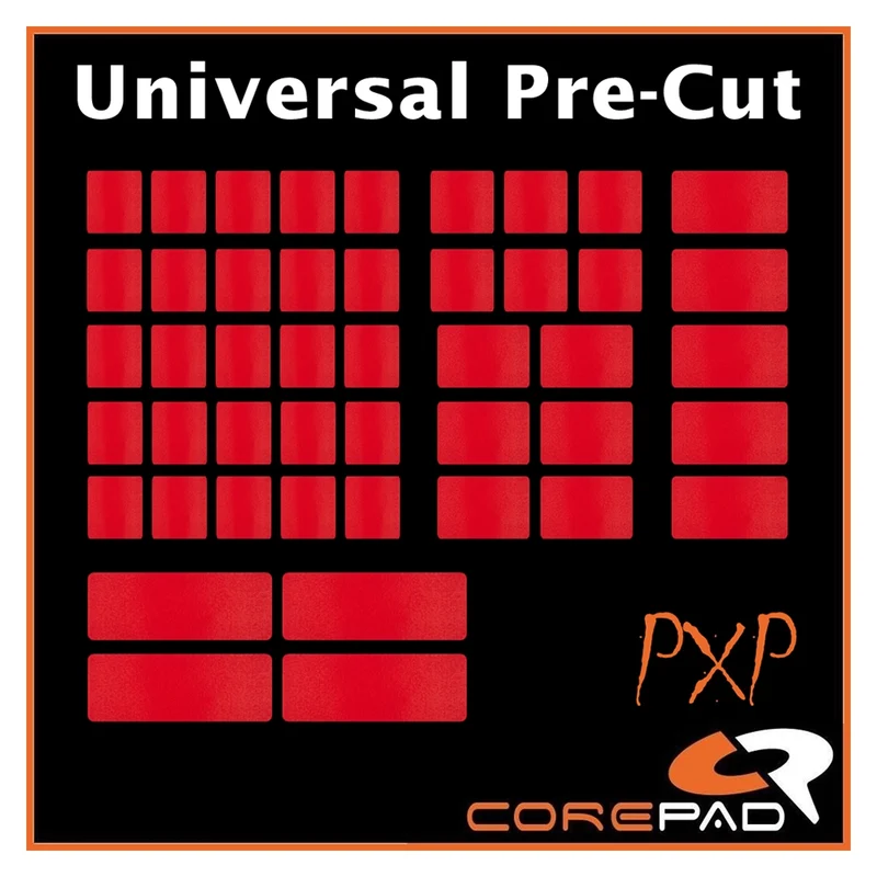Corepad Grips PXP Universal Pre-Cut Keyboard & Mouse Red