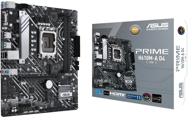 ASUS PRIME H610M-A D4-CSM, mATX