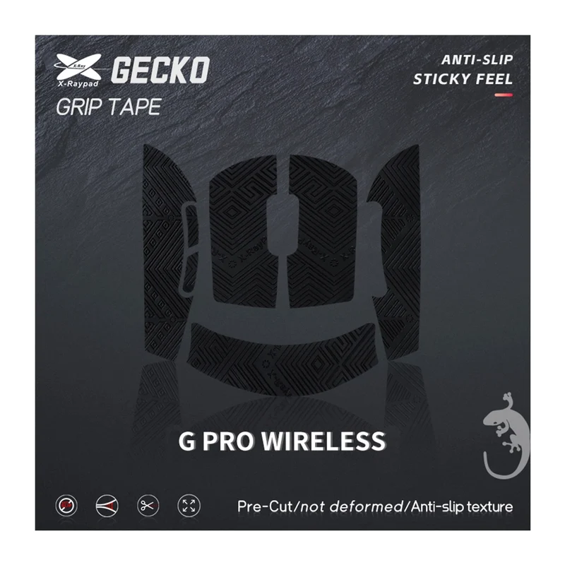X-Raypad Geckos Grips Logitech G Pro Wireless Black
