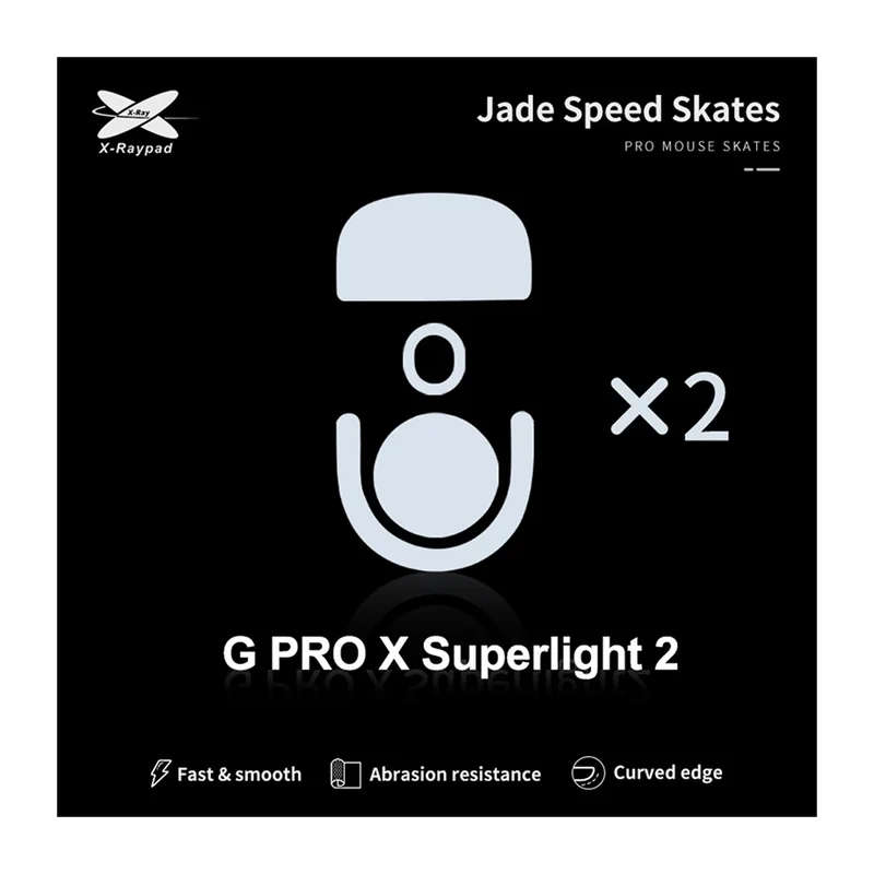 X-Raypad Skates Jade Logitech G PRO X2 SUPERSTRIKE / PRO X SUPERLIGHT 2 / 2 SE Wireless