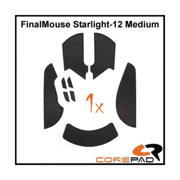 Corepad Grips FinalMouse Starlight 12 Medium Soft Black