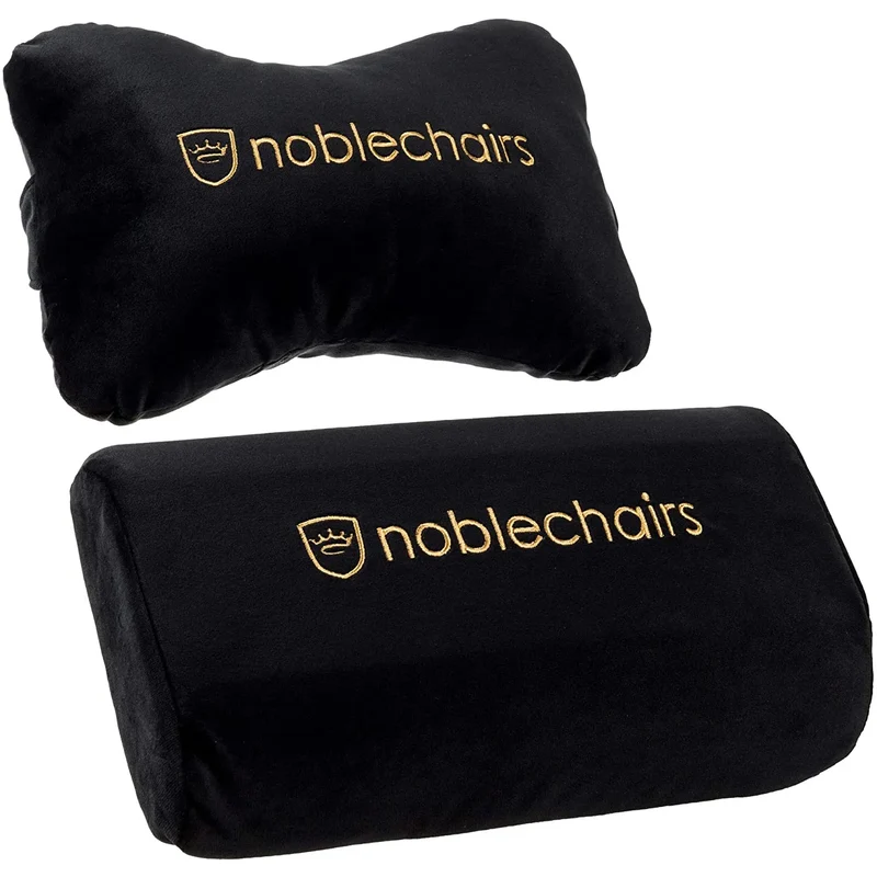 Noblechairs Cushion Set Black/Gold