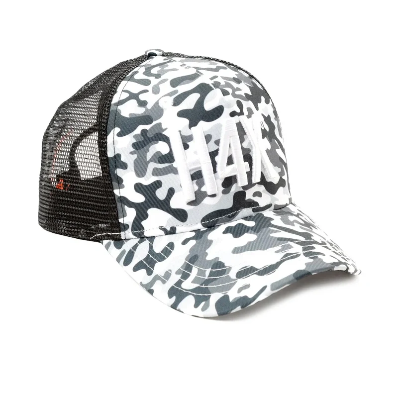 H4X Snapback Camo White