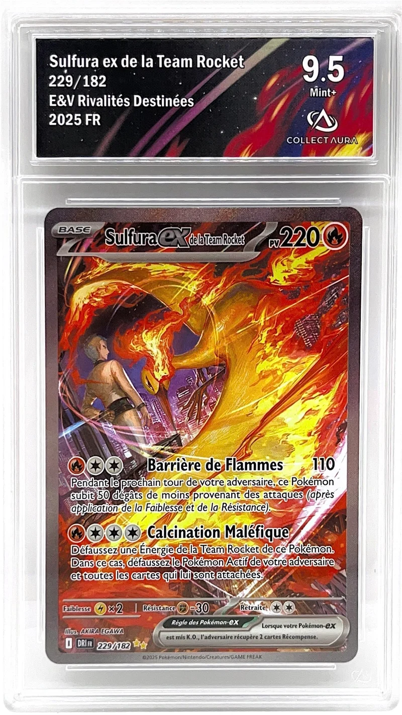 Sulfura ex de la Team Rocket 229/182 - Rivalités Destinées - EV10 - CollectAura 9.5 - FR