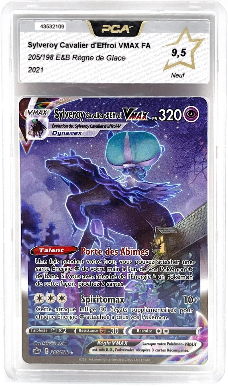 Sylveroy Cavalier d'Effroi VMAX 205/198 - Règne de Glace - EB06 - PCA 9.5 - FR