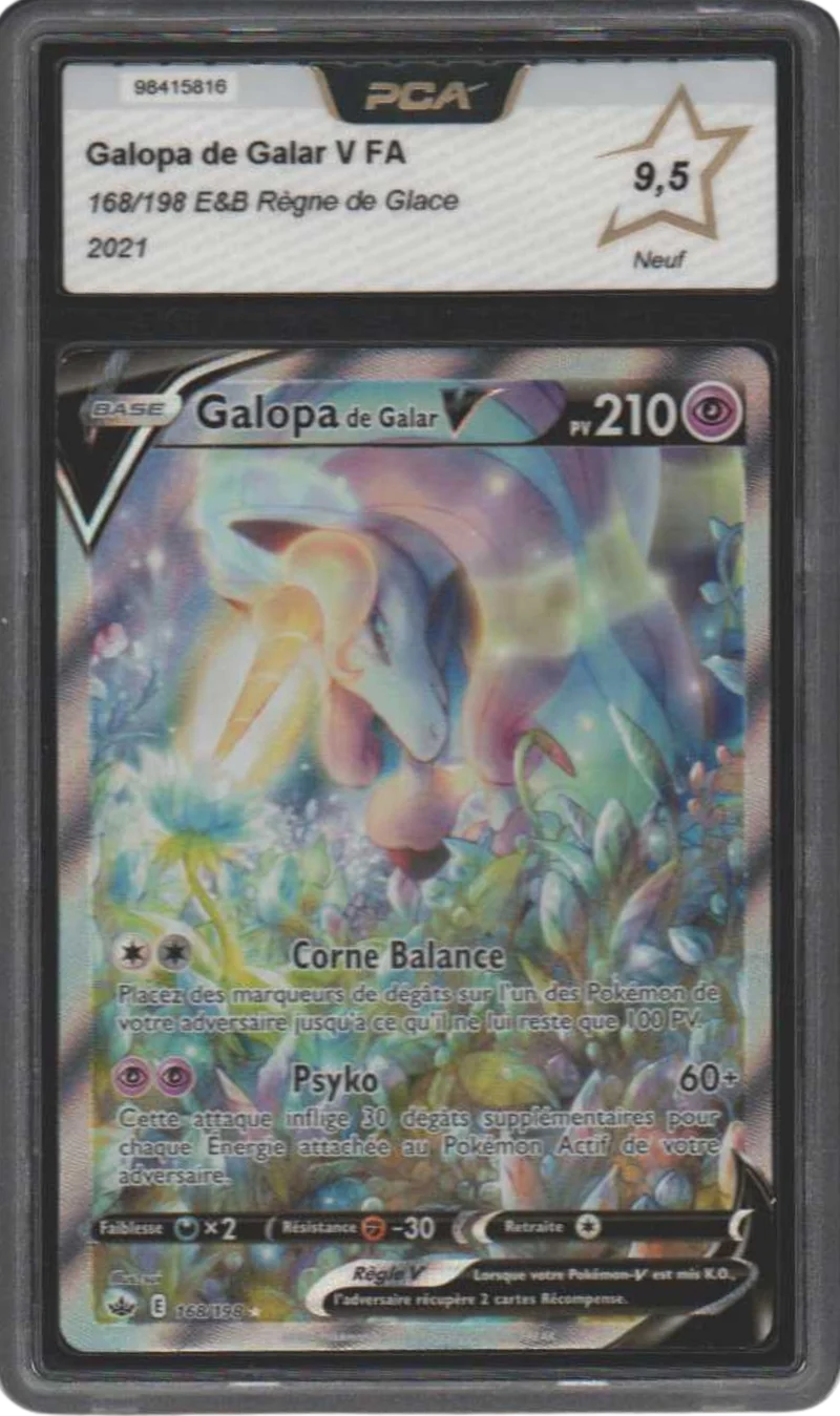 Galopa de Galar V 168/198 - Règne de Glace - EB06 - PCA 9.5 - FR