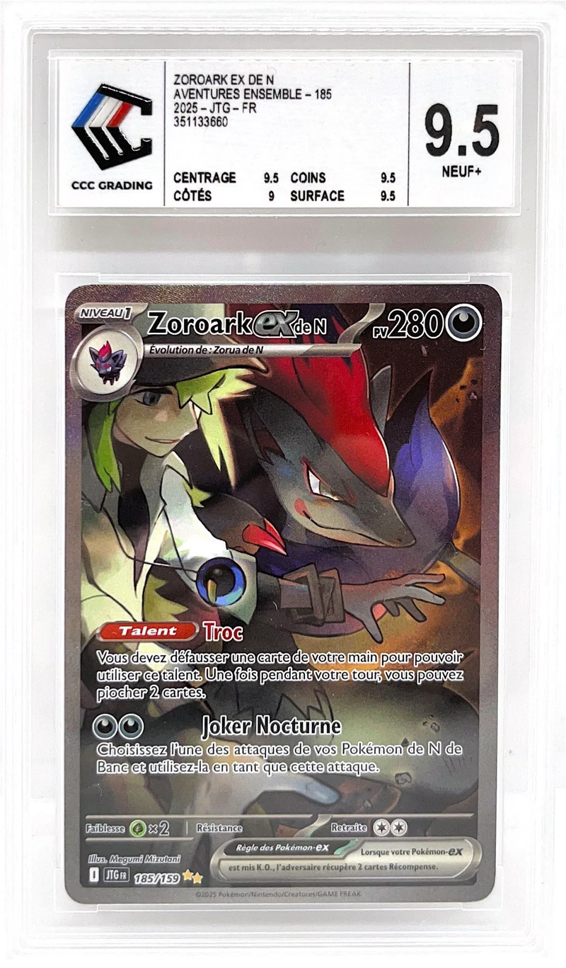 Zoroark de N ex SAR ex 185/159 - EV09 - CCC 9.5 - FR