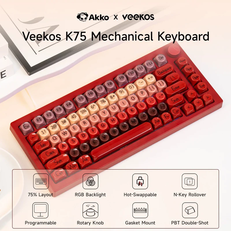 AKKO X Veekos K75