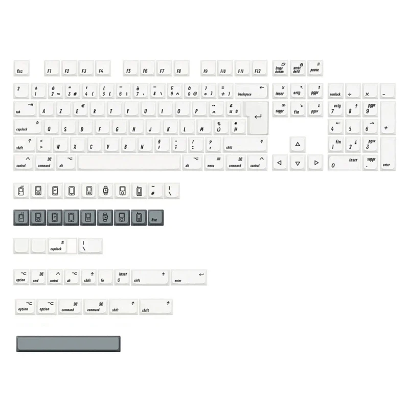 Keycaps AZERTY Phone