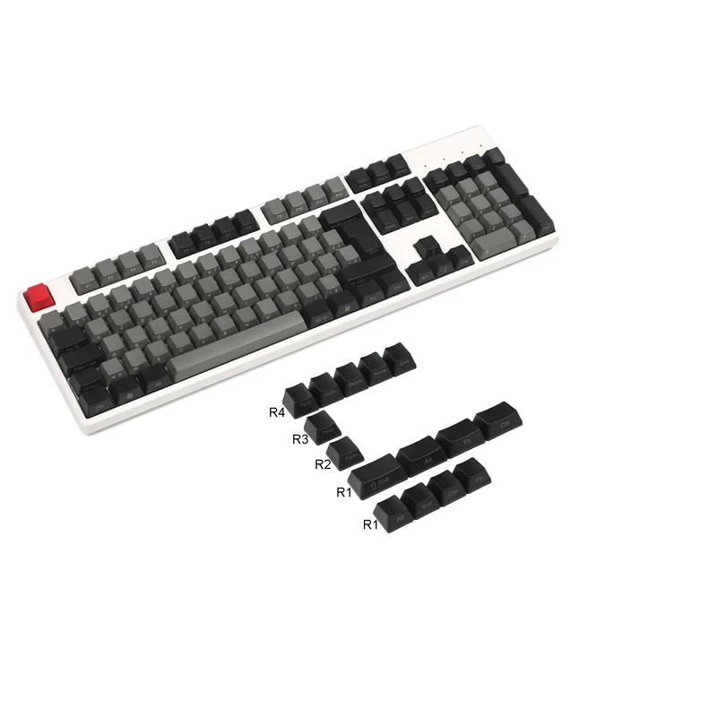 Keycaps AZERTY Gris